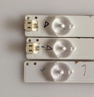 KIT DE LED'S PARA TV (3 PIEZAS) / JVC / IC-D-VZAA32D349A / 0981010221BE / IC-D-VZAA32D349B / 0981010221BF / IC-D-VZAA32D349C / 0981010221BG / PANEL 14Y-32VNB5SR2LV0-C / MODELO EM32FL - Imagen 3