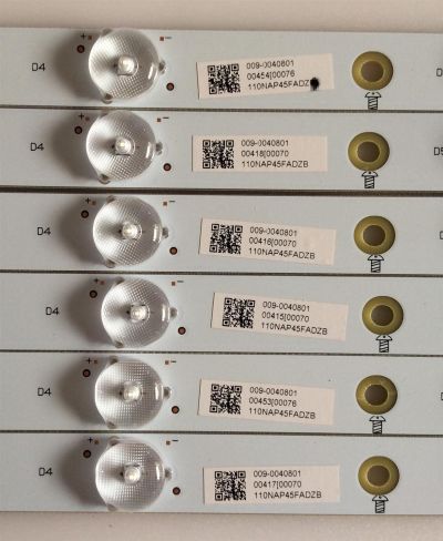 KID DE LED´S PARA TV ( 6 PIEZAS ) / VIZIO / LBM390P0901-X-4 / PANEL TPT390J1-HVN04 Rev S000S / MODELO E390I-B1E LTYWPSCQ - Imagen 3