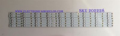 KID DE LED´S PARA TV ( 6 PIEZAS ) / VIZIO / LBM390P0901-X-4 / PANEL TPT390J1-HVN04 Rev S000S / MODELO E390I-B1E LTYWPSCQ