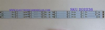 KIT DE LED´S PARA TV  ( 3 PIEZAS ) / TCL / OEM40LB03_LED3030_V1.0_20150129 / ZM-G-04 4C-LB400T-ZM2 54H / PANEL LVF400CM0T LVF400CM0T E20 / MODELO 40FS3800 / 40FD2700