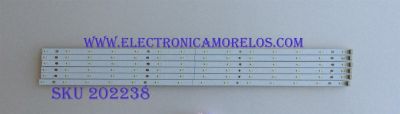 KIT DE LED'S PARA TV SEIKI ((6 PIEZAS)) / NUMERO DE PARTE 130403A09D / (01-06)130403A09D / PANEL BLD260AA01 / MODELO SE26HY10