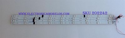 KIT DE LED´S  PARA TV ( 4 PIEZAS ) / AVERA / LGL4049-3528BH-101 / C241292 / MODELO 40EQX10 