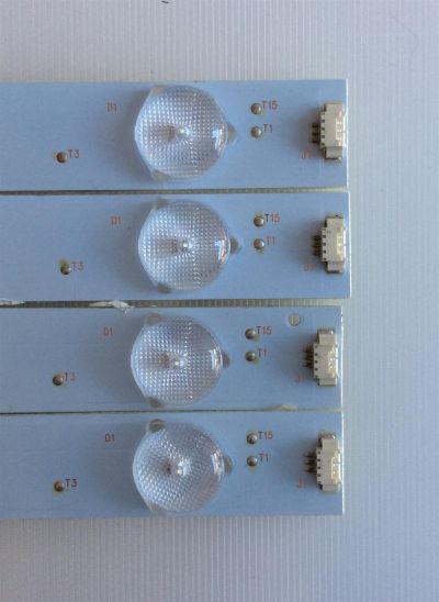 KIT DE LED´S PARA TV ( 4 PIEZAS ) / RCA / 30340012203 / LED40D12-ZC14-04(A) / PANEL V400HJ6-PE1 / MODELO 40" - Imagen 3