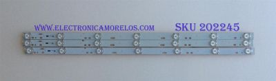 KIT DE LED'S PARA TV (3 PIEZAS) / SEIKI / C531PHLB01F9B / MODELO SE32HY10