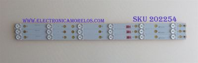 KIT DE LED'S PARA TV (3 PIEZAS)/ VIZIO / 77900DFD / 210BZ06D0 / 43030A01L / PANEL TPT275B5-A018.L REV:S1C TPV / MODELO D28H-D1