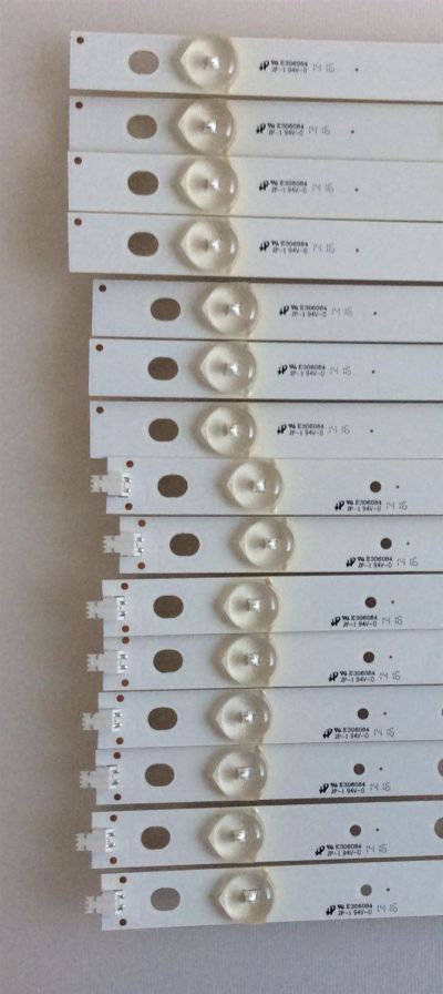 KIT DE LED'S PARA TV (15 PIEZAS) / PANASONIC / IC-BHWBR55D399R / 75.P3A02G001 / PANEL PAV5534 YOUNG LIGHTING / MODELO TC-55AS680U / NOTA IMPORTANTE : KIT CUENTA ORIGINALMENTE 16  PIEZAS ((INCOMPLETO 15  PIEZAS))     - Imagen 2