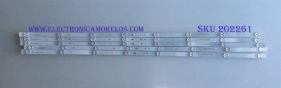 KIT DE LED´S PARA TV ( 5 PIEZAS ) / SCEPTRE / CRH-K50K6003535T05087CD-REV1.0 / 212093 / B3L03J25PCCJ7CTK / 81 490 10650020 / MODELO CN50CN7387 