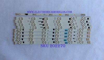 KIT DE LED'S PARA TV  SAMSUNG (9 PIEZAS) BN96-28328A / BN96-28329A / PANEL CY-DE390BGMV1H / MODELO UN39FH5000FXZA / NOTA IMPORTANTE : KIT CUENTA ORIGINALMENTE 10  PIEZAS ((INCOMPLETO 9 PIEZAS))  