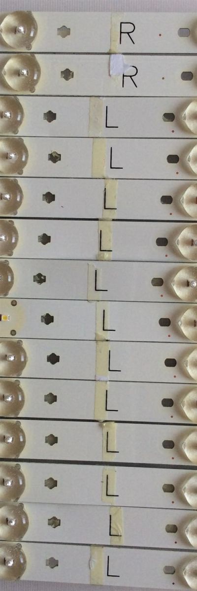 KIT DE LED'S PARA TV (14 PIEZAS) / HITACHI / SJ.HK.D6500801-2835BR-M / 1.14.MD650003 / 2301065F700180 / MODELO - Imagen 2