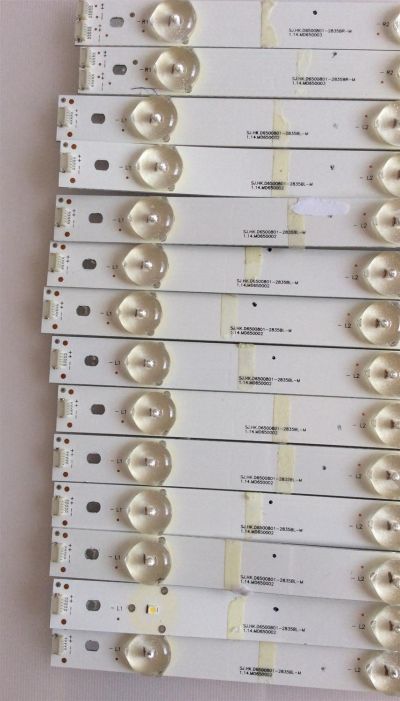 KIT DE LED'S PARA TV (14 PIEZAS) / HITACHI / SJ.HK.D6500801-2835BR-M / 1.14.MD650003 / 2301065F700180 / MODELO - Imagen 3