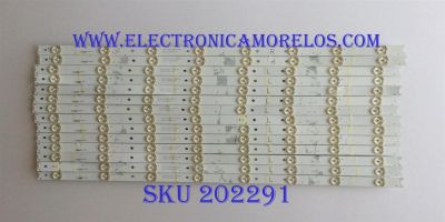 KIT DE LED'S PARA TV (14 PIEZAS) / HITACHI / SJ.HK.D6500801-2835BR-M / 1.14.MD650003 / 2301065F700180 / MODELO