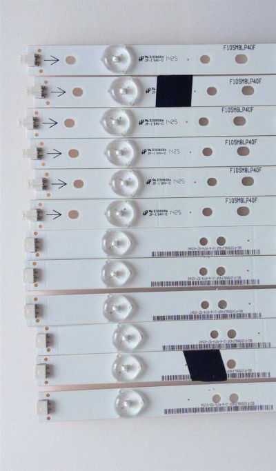 KIT DE LED'S PARA TV (12 PIEZAS) / JVC / VZAA48D377 / IC-C-VZAA48D377A / IC-D-VZAA48D377B / IC-C-VZAA48D377C / IC-D-VZAA48D377D / PANEL LSC480HN03-S01 / MODELO EM48FTR - Imagen 2