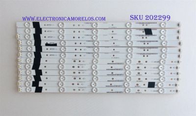 KIT DE LED'S PARA TV (12 PIEZAS) / JVC / VZAA48D377 / IC-C-VZAA48D377A / IC-D-VZAA48D377B / IC-C-VZAA48D377C / IC-D-VZAA48D377D / PANEL LSC480HN03-S01 / MODELO EM48FTR