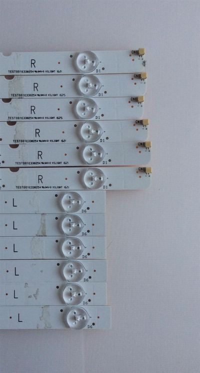 KIT DE LED´S PARA TV ( 12 PIEZAS ) / VIZIO / I-5000WS80131 / I-5000WS80131-L-V1 / 5000WS80131-R-V1 / I-5000WS80131-L-V2 /  I-5000WS80131-R-V2 / PANEL T500QVN03.0 / MODELO E5OU-D2 - Imagen 2