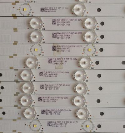 KIT DE LED´S PARA TV ( 16 PIEZAS ) / VIZIO / M55-E0-A-V4 / M55-E0-B-V4 / M55-E0-C-V4 / M55-E0-D-V4 / EB-B01-3-S5 / ELA-2B32-2-7 / MODELO 55" - Imagen 2