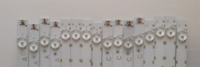 KIT DE LED´S PARA TV ( 16 PIEZAS ) / VIZIO / M55-E0-A-V4 / M55-E0-B-V4 / M55-E0-C-V4 / M55-E0-D-V4 / EB-B01-3-S5 / ELA-2B32-2-7 / MODELO 55" - Imagen 3