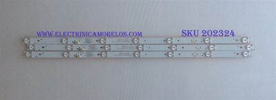 KIT DE LED'S PAA TV (3 PIEZAS) / SAMSUNG / 303GC320045 / GC32D07-ZC21FG-24 / 2010027524-1 / PANEL BOEI320WX1 BOE / MODELO UN32J4000CFXZA BZ01