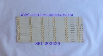 KIT DE LED´S PARA TV ( 12 PIEZAS ) / VIZIO / SVA650A04 / SVA650A04_REV01_6LED_140212 / SD65T06E01 / PANEL T650HVN05.9 / MODELO E650i-A2 LWJAOZCQ / E650I-B2 LWJARMAR / E650I-B2 LWJARMAQ / D650I-B2 LWJARPAQ / D650I-B2 LWZARPAQ 