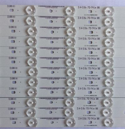 KIT DE LED´S PARA TV ( 12 PIEZAS ) / RCA / IC-A-KJAB55D355 / PANEL LSC550HQ03-12V /  LSC550HQ04-12V / MODELO LED55G55R120Q  - Imagen 3