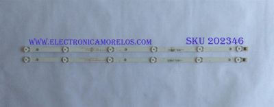 KIT DE LED´S PARA TV ( 2 PIEZAS ) / WESTINGHOUSE / ELEMENT / 303TH320060 / TFMT32D06-ZC22AG-11 / 0332AM0003 / MODELO WD32HB1120-C / ELST3216H F8C2M