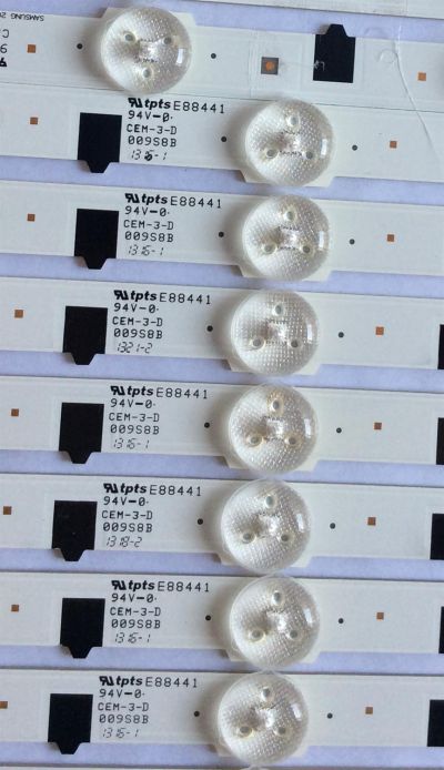 KIT DE LED´S PARA TV ( 20 PIEZAS ) / SAMSUNG / 25313A / 25312A / 2013SVS55F R  7  REV1.9  130212 / 2013SVS55F L  11  REV1.9  130212 / PANEL CY-HF550CSLV1H / MODELO UN55F6300AFXZA  - Imagen 2