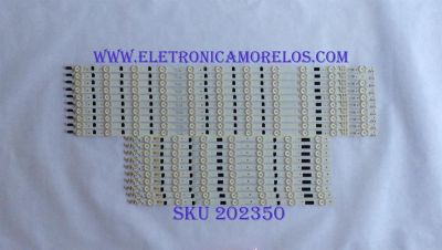 KIT DE LED´S PARA TV ( 20 PIEZAS ) / SAMSUNG / 25313A / 25312A / 2013SVS55F R  7  REV1.9  130212 / 2013SVS55F L  11  REV1.9  130212 / PANEL CY-HF550CSLV1H / MODELO UN55F6300AFXZA 