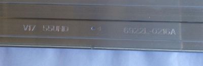 LED PARA TV (1 PIEZA) / LG / 6916L-3047A / 6916L-3048A / 6922L-0216A / V17 55UHD / PANEL 	LC550EGG(FL)(M2) / MODELO 55UK6500AUA / 1.20 M X 9 CM /  - Imagen 2