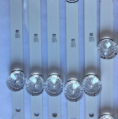 KIT DE LED´S PARA TV ( 10 PIEZAS ) / LG / DIRECT 3.0_55INCH_REV0.1_140428 / 25Q1A  / PANEL HC550DUN-VSHS3-11XX / MODELO 55" - Imagen 4