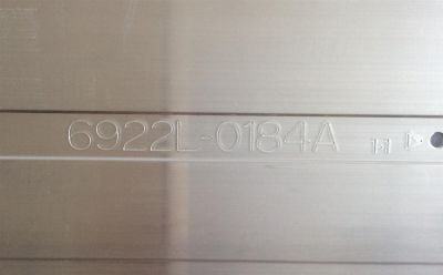 LED PARA TV (1 PIEZA) / LG / 6916L-2486A / 6916L-2487A / 6922L-0148A / 75" V16 ART3 2486 REV 0.1 6 A-TYPE / 75" V16 ART3 2487 REV 0.1 6 B-TYPE / PANEL LC750EQF(FK)(M1) / MODELO 75SJ8570-UB BUSYLJR / 75UH650-UB / 1.64 M X 18 CM /  - Imagen 2