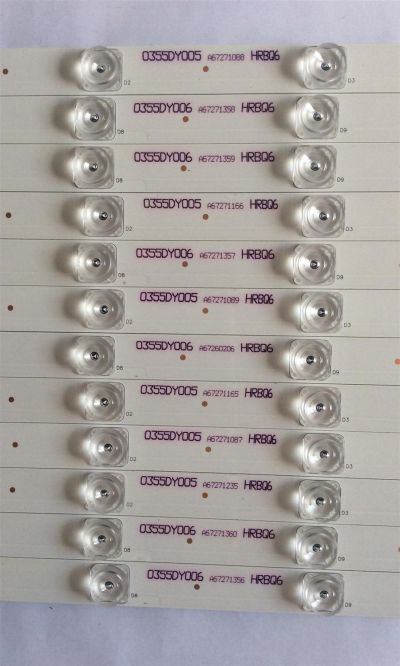 KIT DE LED´S PARA TV ( 12 PIEZAS ) / TCL / 3P55DY006-A1 / 3P55DY006-A1 / HRBQ6 / 0355DY005 / 0355DY006 / MODELO  55US5800 - Imagen 3