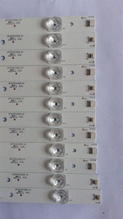 KIT DE LED´S PARA TV ( 12 PIEZAS ) / TCL / 3P55DY006-A1 / 3P55DY006-A1 / HRBQ6 / 0355DY005 / 0355DY006 / MODELO  55US5800 - Imagen 2