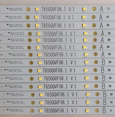 KIT DE LED´S PARA TV ( 14 PIEZAS ) / VIZIO / T650QVF06.1 V1 / ZE65T400023C7 / PANEL T650QVF06 / MODELO P65-C1 / NOTA IMPORTANTE : KIT CUENTA ORIGINALMENTE 16 PIEZAS ((INCOMPLETO 14 PIEZAS)) - Imagen 3