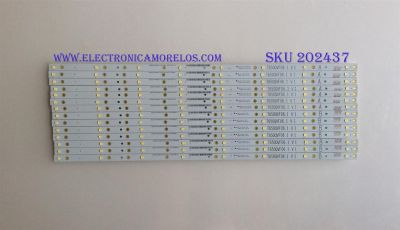 KIT DE LED´S PARA TV ( 14 PIEZAS ) / VIZIO / T650QVF06.1 V1 / ZE65T400023C7 / PANEL T650QVF06 / MODELO P65-C1 / NOTA IMPORTANTE : KIT CUENTA ORIGINALMENTE 16 PIEZAS ((INCOMPLETO 14 PIEZAS))