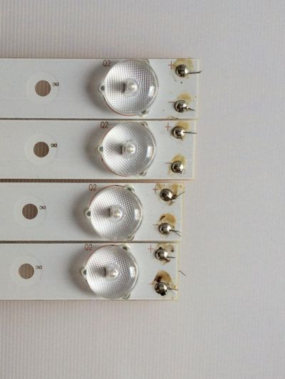 LED PARA TV (4 PIEZAS) / HISENSE / LGL4049-3528ES-101 / 160119-123 / E177671 / PANEL 43+10-50D XL BD / MODELO 43H7050D - Imagen 2