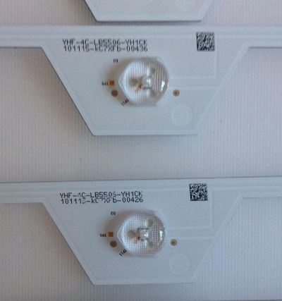 KIT DE LED'S PARA TV (10 PIEZAS) / THOMSON / 006-P1K3422A / TMT_55E5800_10X6_3030C_6S1P_W44 P103 / YHF_4C_LB5506_YH1CK / MODELO 55UA6406 - Imagen 3