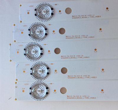 KIT DE LED´S PARA TV ( 9 PIEZAS ) / SONY / SVG600A13_REV06_L-TYPE_140513 / SVG600A13_REV06_R-TYPE_140513 / PANEL S600FHB-1 / MODELO KDL-65R510A / NOTA IMPORTANTE : KIT CUENTA ORIGINALMENTE 10 PIEZAS ((INCOMPLETO 9 PIEZAS)) - Imagen 3