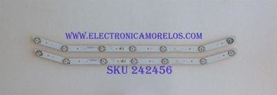 KIT DE LED'S PARA TV (2 PIEZAS) / CRH-A323030020759HREV1.0 / 7710-632000-D220 / PANEL HV320WHB-N81 REV 1.0 / GDL320HY (BD0-101) / MODELOS VIZIO E320-A0 LAIANLCN / LG 32LH500B-UA CUSFLH