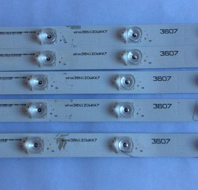 KIT DE LEDS PARA TV HISENSE ORIGINAL 5 PIEZAS / NUMERO DE PARTE IC-A-CNDN55D975 / 1190188 / 1190188 B1 / MHM36N120WKK7 / MHM37N120WKK7 / PANEL HD550S1U51-T0L3 / MODELO 55H8E - Imagen 3