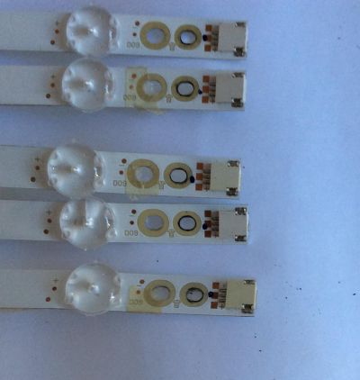 KIT DE LED'S PARA TV ( 11 PIEZAS) / INSIGNIA / 210BZ09DLB334BM00D / GJ-2K18-E55-550-D614-V9 / 18382 / ELHG5233F32X / PANEL TPT550U1 -QVN05.U REV:S57B1S / MODELO 55" / NOTA IMPORTANTE : KIT CUENTA ORIGINALMENTE 12 PIEZAS ((INCOMPLETO 11 PIEZAS))    - Imagen 4