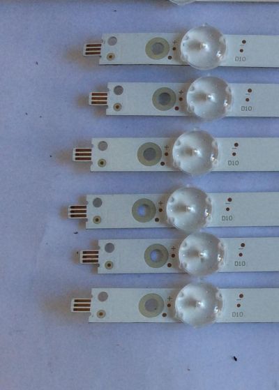 KIT DE LED'S PARA TV ( 11 PIEZAS) / INSIGNIA / 210BZ09DLB334BM00D / GJ-2K18-E55-550-D614-V9 / 18382 / ELHG5233F32X / PANEL TPT550U1 -QVN05.U REV:S57B1S / MODELO 55" / NOTA IMPORTANTE : KIT CUENTA ORIGINALMENTE 12 PIEZAS ((INCOMPLETO 11 PIEZAS))    - Imagen 3