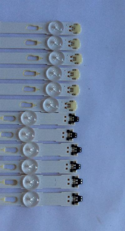 KIT DE LED'S PARA TV SAMSUNG (12 PIEZAS) / NUMERO DE PARTE BN96-40099A / BN96-40100A / V5DU-550DCA-R1 / V5DU-550DCB-R1 / PANEL CY-WM055HGHV2H / MODELO UN55MU6490 / UN55MU6490FXZA CA02 - Imagen 2