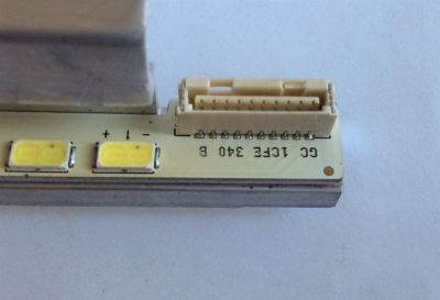 KIT DE LED'S PARA TV ((INCOMPLETO SOLO 1 PIEZA)) / LG 3660L-0376A / 55" V6 Edge FHD-1 / PANEL LC550EUF (SD)(F2) / MODELOS 55LW5300-UC.AUSYLUR / 55LW5700-UE / 71 CM X 9 CM / NOTA IMPORTANTE:KIT CONSTA ORIGINALMENTE 2 PIEZAS - Imagen 3