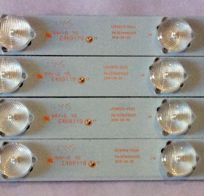 KIT DE LED´S PARA TV ( 4 PIEZAS ) / QUASAR / 30340012205 / LED40D12-02(A) / N172D-S / 2010003710/B21 / PANEL V400HJ6-PE1 / MODELO 40" - Imagen 3