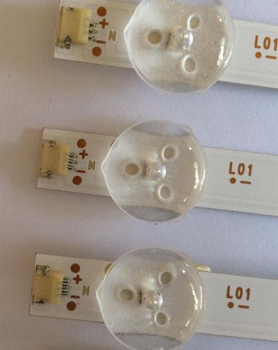 KIT DE LED´S PARA TV NOTA IMPORTANTE : KIT CUENTA ORIGINALMENTE  14 PIEZAS (INCOMPLETO 13 PIEZAS) / RCA AE0110352 / JL.D650A1235-031DS-M / N180731 / PANEL HV650QUB-N9D / MODELO RNSMU6536 - Imagen 4