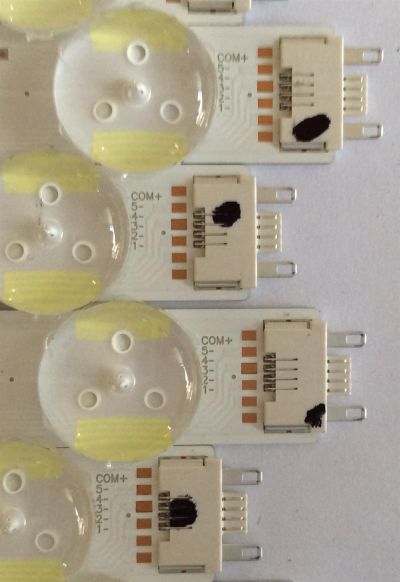 KIT DE LED´S PARA TV (20 PIEZAS) / SAMSUNG BN96-48131A / V9Q8-55SM0-R0 / L1 Q80 E5 FAM S2(5) R1.0 SCR 100 LM41-00704A / PANEL CY-TR055FLLV2H / CY_TR055FLAV2H /  MODELO QN55Q80RAFXZA AA01 - Imagen 2