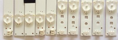 KIT DE LED´S PARA TV / NOTA IMPORTANTE:KIT CUENTA ORIGINALMENTE 12 PIEZAS (INCOMPLETO 11 PIEZAS) / SHARP 0981-0102-21 / IC-B-VZAA55D537A / IC-B-VZAA55D537D / IC-B-VZAA55D537C  / PANEL`S T550HVN06.5 / T550HVN08.0 / MODELOS LC-55LE653U / LC-55UB30U - Imagen 2