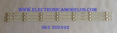 KIT DE LED´S PARA TV (3 PIEZAS) / VIZIO JL.D40071330-202DS-M / JL.D40071330-202DS-M_V06 / F8Q5E00009ZQA / PANEL V400DJ2-D03 REV.C1 / MODELO V405-G9 / V405-G9 LINIYAKV