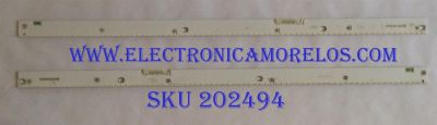 KIT DE LED'S PARA TV (2 PIEZAS) / SAMSUNG BN96-39375A / BN96-39376A / BN96-39375A / BN96-39376A / PANEL´S CY-QK055FLAV2H / CY-QK055FLAV3H / MODELOS UN55KS8000FXZA / UN55KS800DFXZA / UN55KS8500FXZA / UN55KS9500FXZA / ((NOTA IMPORTANTE:ILUMINACION AZUL))