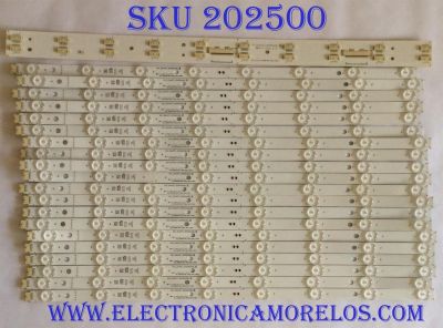 KIT DE LED`S PARA TV (20 PIEZAS) / LG EAJ64449 / 55SK85(40B) / SSC_55SK85(40B)_CASE2_R00_170915 / SSC_SlimDRT_55SK85(40B) _S / PANEL HC550DQB-SLUA5-214X / MODELO 55SM9000PUA / 55SM9000PUA.BUSYLJR