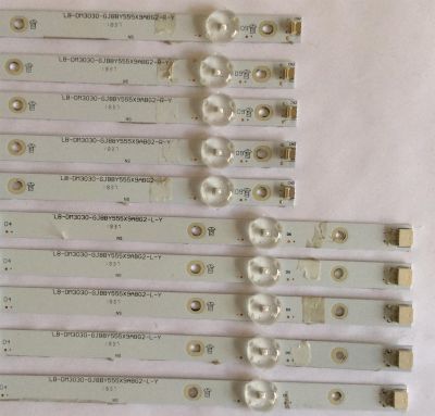 KIT DE LED`S PARA TV  INSIGNIA  (10 PIEZAS) LB-DM3030-GJBBY555X9ABG2-L-Y / LB-DM3030-GJBBY555X9ABG2-R-Y / 29T4T48GBW7N / 210BZ05DLB33LBM02X / 210BZ04DRB33LBM02X / LB-DM3030-GJBBY555X9ABG2-L-H / 55ABG2-L / 55ABG2-R / PANEL TPT550U1 / MODELO NS-55DF710NA19 - Imagen 2